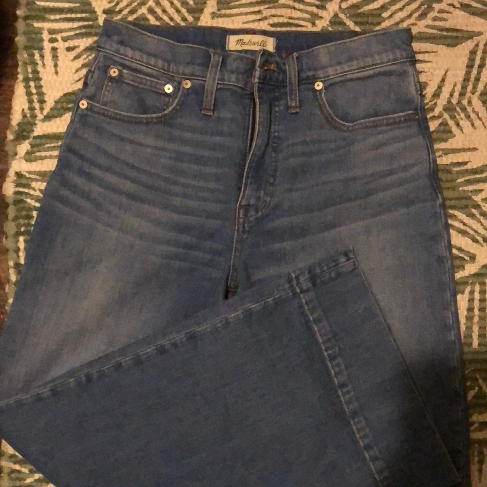 Madewell Wide Leg Crop Jeans